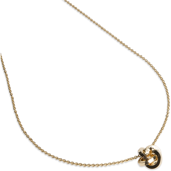 PEARLS FOR GIRLS Knot Necklace Gold (Bild 1 av 2)