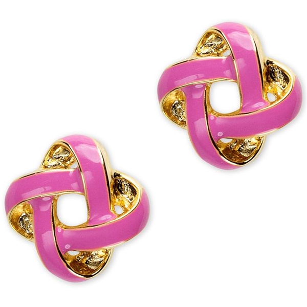 88095-01 BLUSH Love Knot Earring (Bild 1 av 3)