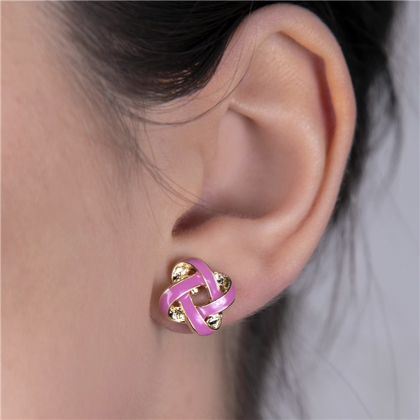 88095-01 BLUSH Love Knot Earring (Bild 3 av 3)