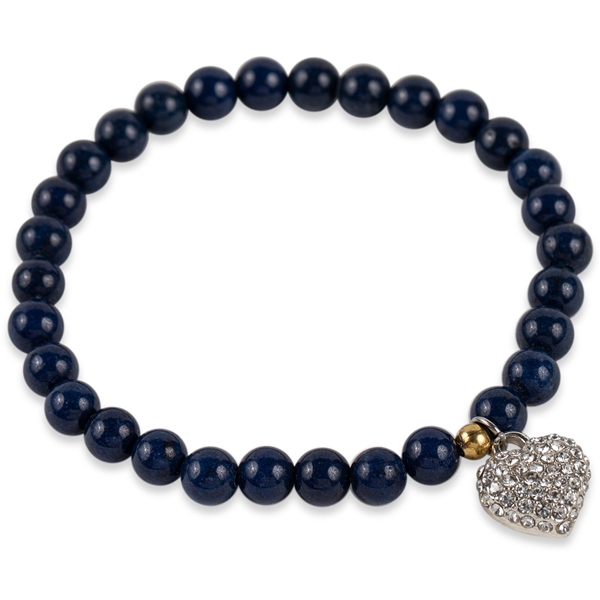 94954-06 PEARLS FOR GIRLS Blue Jade Bracelet (Bild 1 av 2)