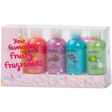 1 set - Possibility Fruity Fragrances Bath Crystals Set