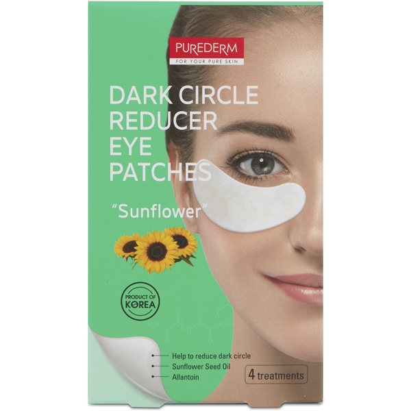 Purederm Dark Circle Reducer Eye Patches Sunflower