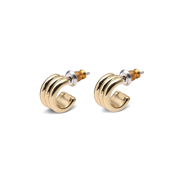 Trinity Earrings Gold Plated