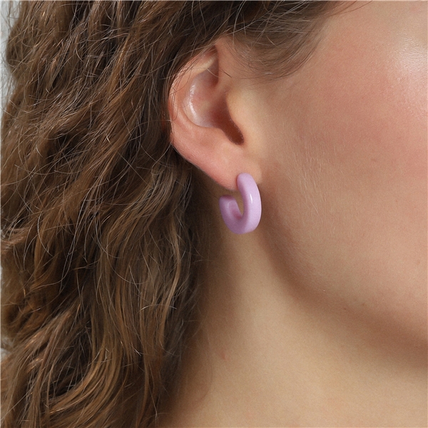Spring Earrings Purple (Bild 2 av 2)