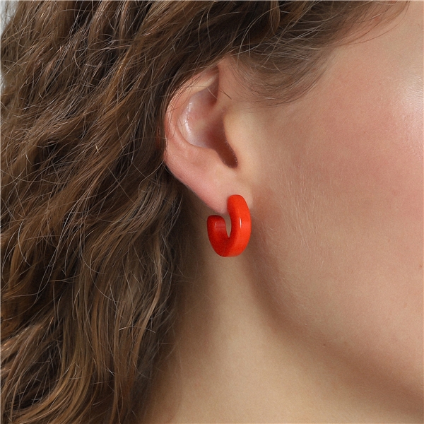 Spring Earrings Orange (Bild 2 av 2)
