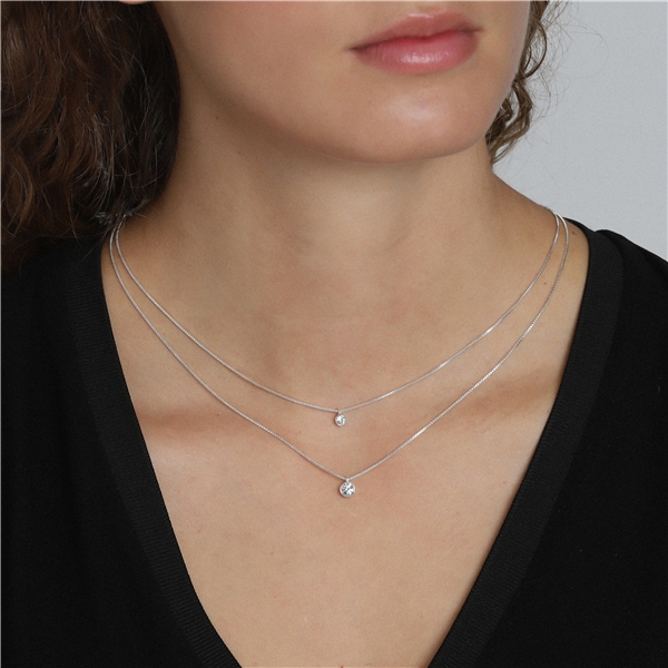 Lucia Double Crystal Necklace (Bild 2 av 2)