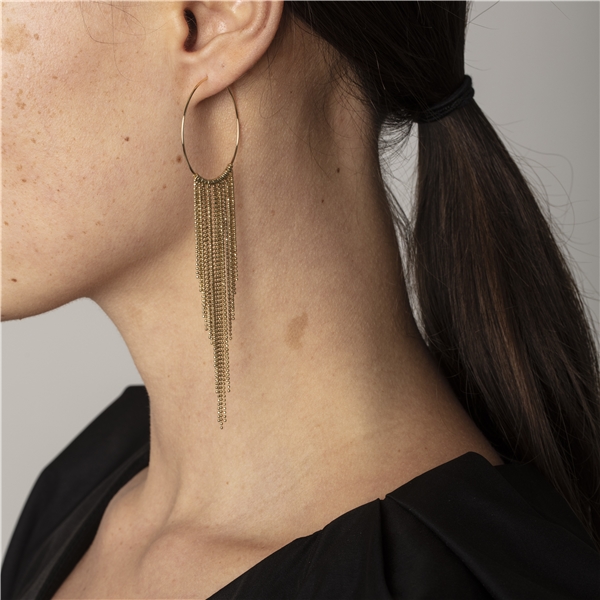 Frigg Earrings Gold Plated (Bild 2 av 2)