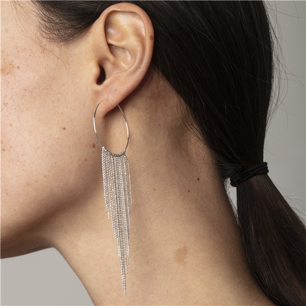 Frigg Earrings Silver Plated (Bild 2 av 2)