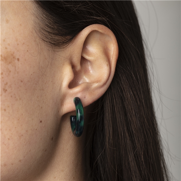 Sue Earrings Green (Bild 2 av 2)