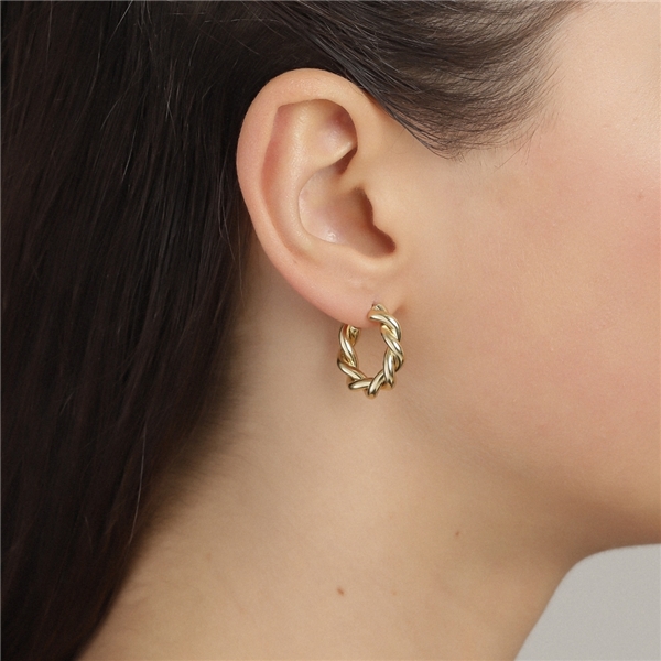Skuld Gold Plated Earrings (Bild 2 av 2)