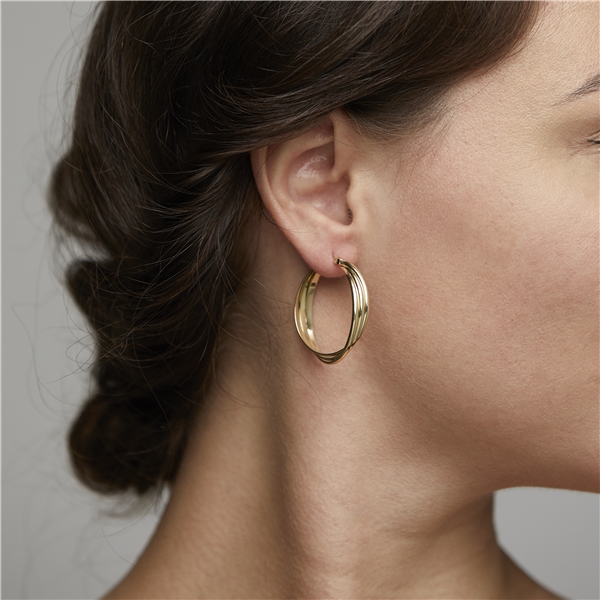 Jenifer Earrings Gold Plated (Bild 2 av 2)