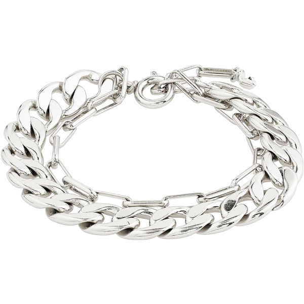 10211-6002 Compass Silver Plated Bracelet (Bild 1 av 2)