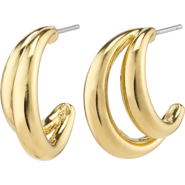 14214-2013 Belief Chunky Hoops Gold Plated (Bild 1 av 4)