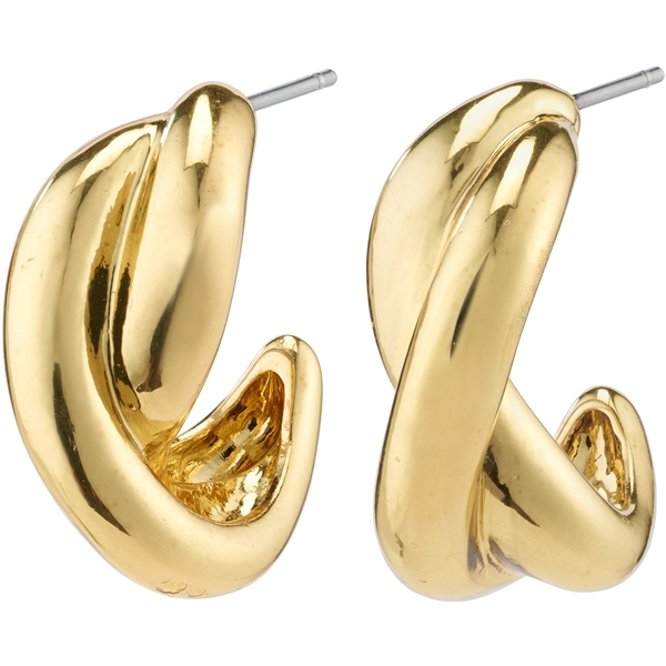 14214-2043 Belief Chunky Twist Hoops Gold Plated (Bild 1 av 3)