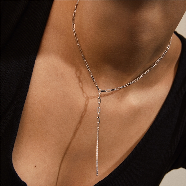 12214-6001 Serenity Cable Chain Crystal Necklace (Bild 3 av 4)