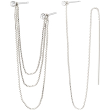 26214-6043 Kalinda Crystal Deco Chain Earstuds