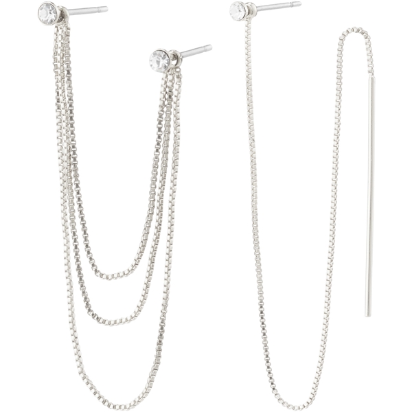 26214-6043 Kalinda Crystal Deco Chain Earstuds (Bild 1 av 3)