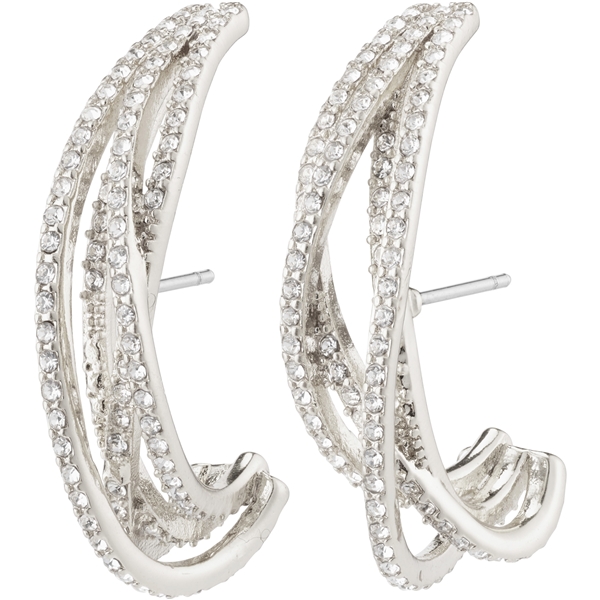 26214-6093 Margot Crystal Semi Hoops (Bild 1 av 2)