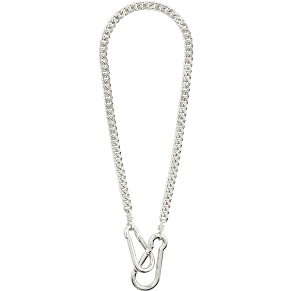 11221-6001 HOPEFUL Carabiner Curb Chain Necklace (Bild 2 av 4)