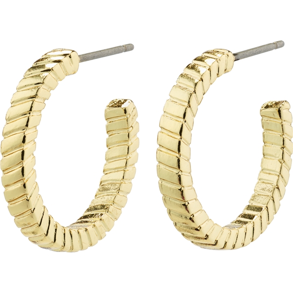 13221-2003 ECSTATIC Square Snake Chain Earrings (Bild 1 av 2)