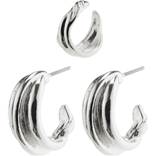 1 set - 26221-6073 AMANDA Hoop & Cuff Set Earrings