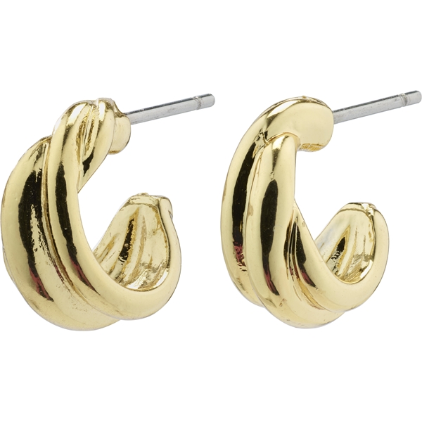 60221-2003 JONNA Twirl Huggie Hoop Earrings (Bild 1 av 2)