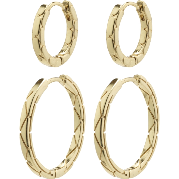 14222-2023 BLOSSOM Recycled Hoop Earrings (Bild 1 av 4)