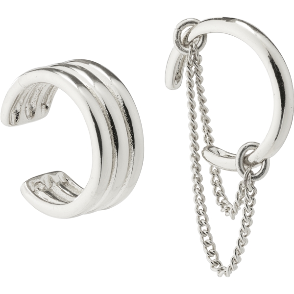 14223-6013 PEACE Asymmetrical Ear Cuffs (Bild 1 av 3)