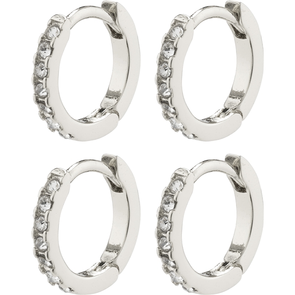 11224-6003 Friends Crystal Huggie Hoops 2-In-1 Set (Bild 1 av 3)