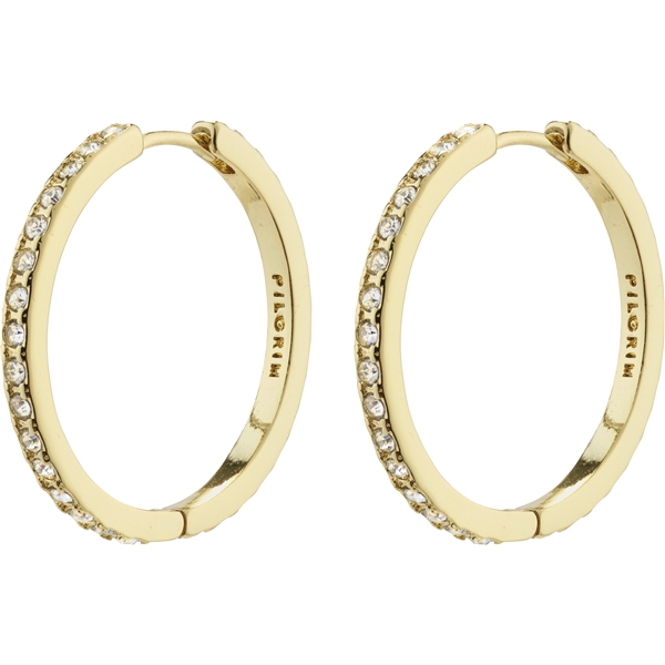 10231-2013 BE Crystal Hoop Earrings (Bild 1 av 3)