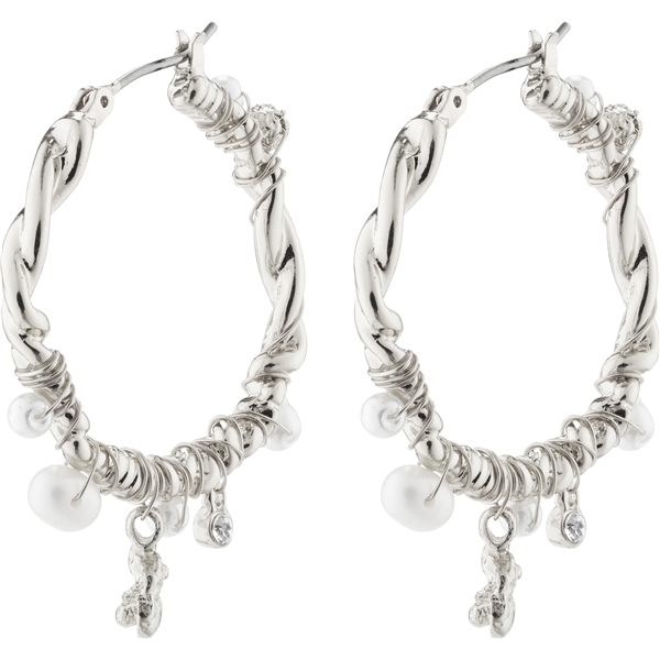 26231-6073 ANA Pearl & Crystal Hoops (Bild 1 av 3)