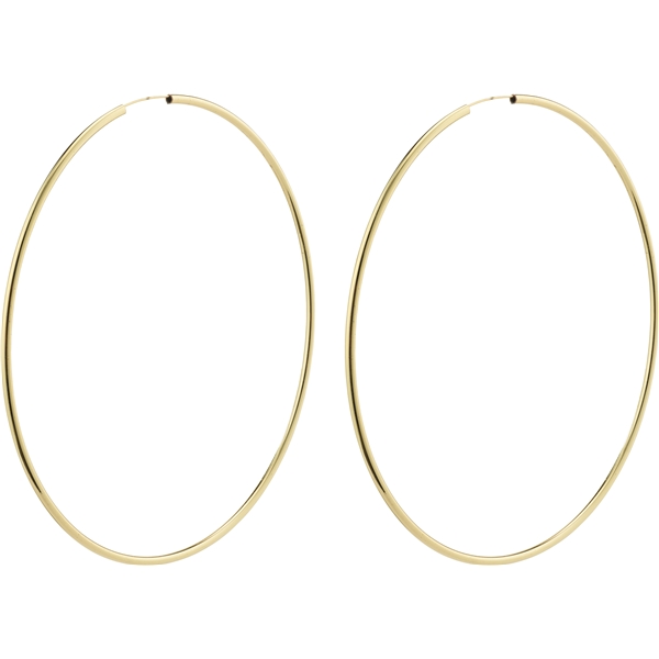28232-2043 APRIL Gold Mega Hoop Earrings (Bild 1 av 3)