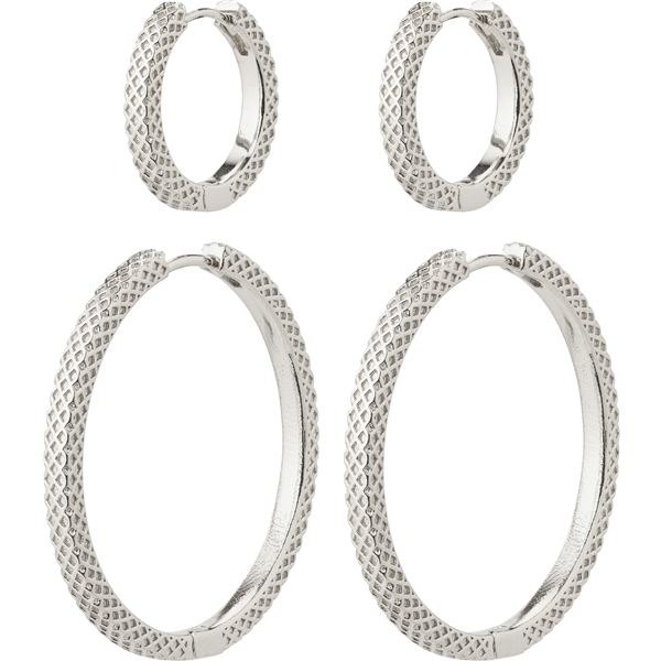 10233-6003 PULSE Earrings Silver 2-In-1 Set (Bild 1 av 5)