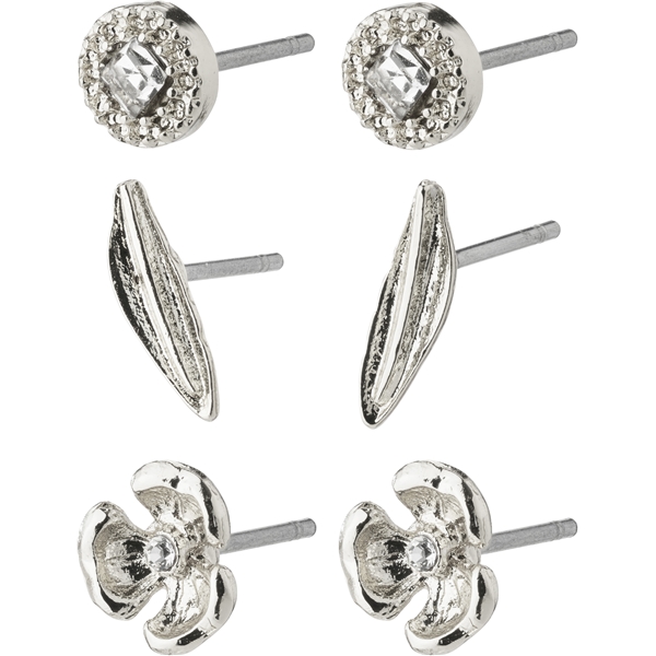 14233-6003 ECHO Earrings Silver 3-In-1 Set (Bild 1 av 3)