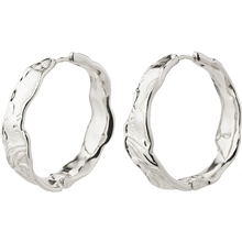 1 set - 28233-6003 JULITA Hoop Silver Earrings