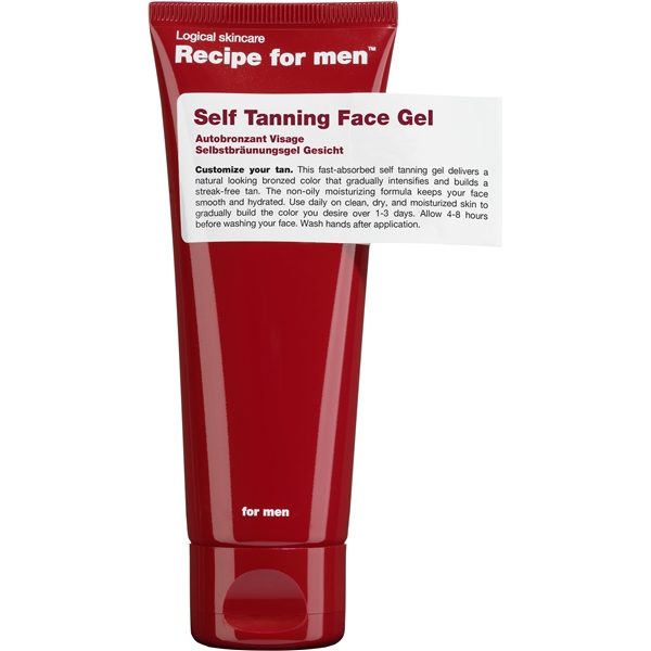 Recipe For Men Self Tanning Face Gel