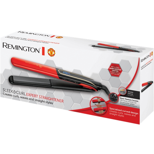 S6755 Manchester United Sleek & Curl Straightener (Bild 2 av 4)