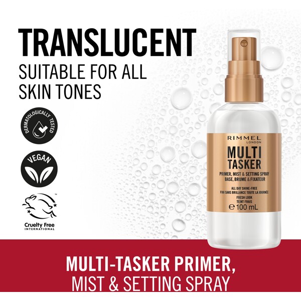 Rimmel Multi Tasker Primer, Mist & Setting Spray (Bild 2 av 7)