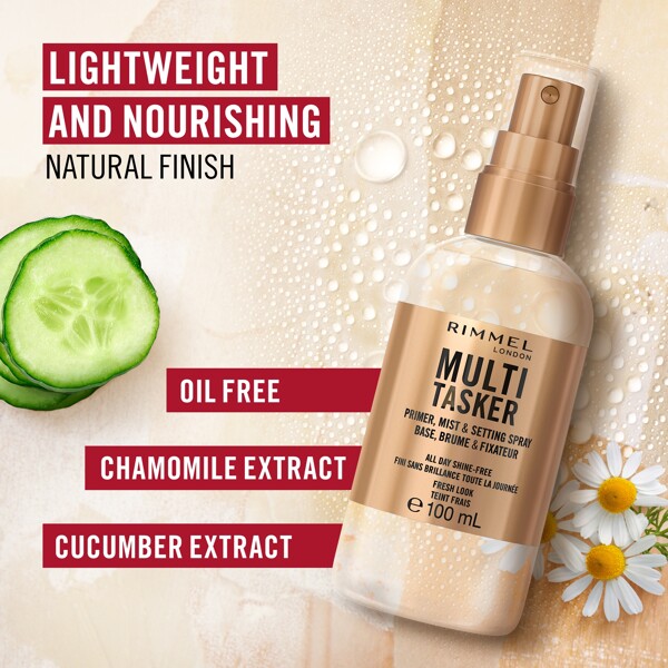 Rimmel Multi Tasker Primer, Mist & Setting Spray (Bild 4 av 7)