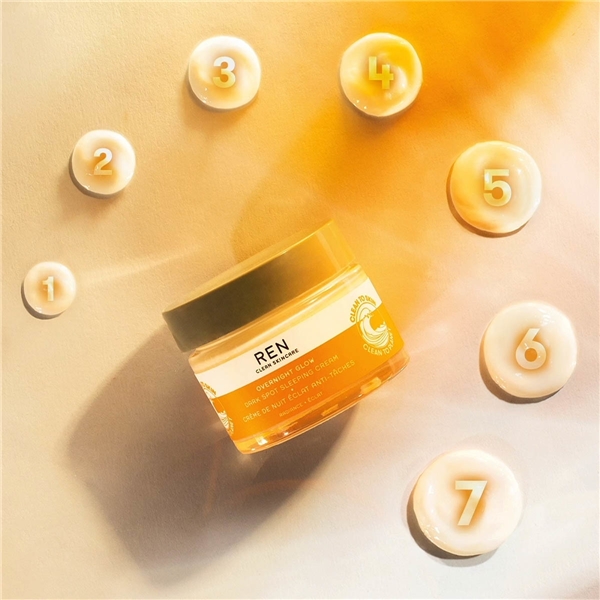 REN Radiance Overnight Dark Spot Sleeping Cream (Bild 4 av 6)