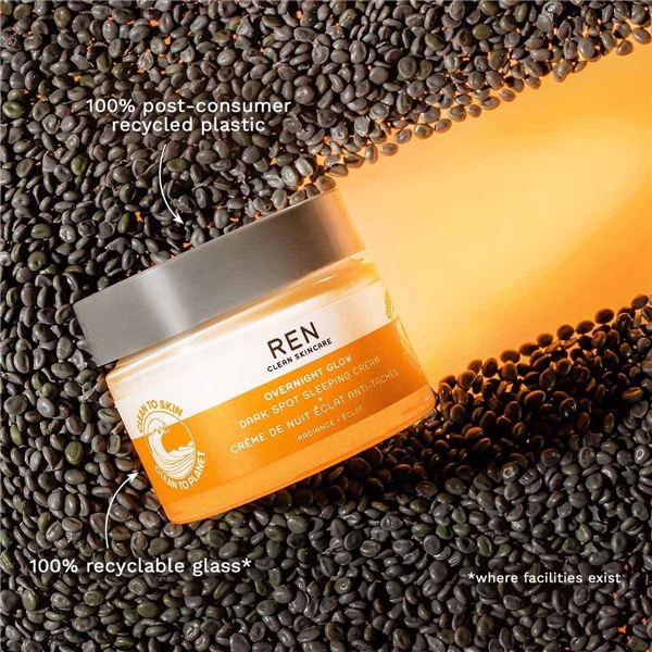 REN Radiance Overnight Dark Spot Sleeping Cream (Bild 5 av 6)
