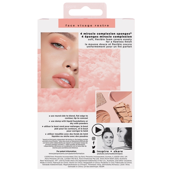 Real Techniques Miracle Complexion Sponge 4 p (Bild 4 av 4)