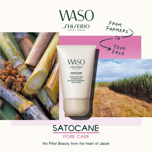 Waso Satocane Pore Purifying Scrub Mask (Bild 5 av 5)