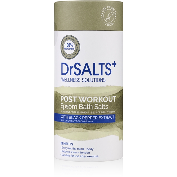 DrSALTS+ Post Workout Epsom Bath Salts