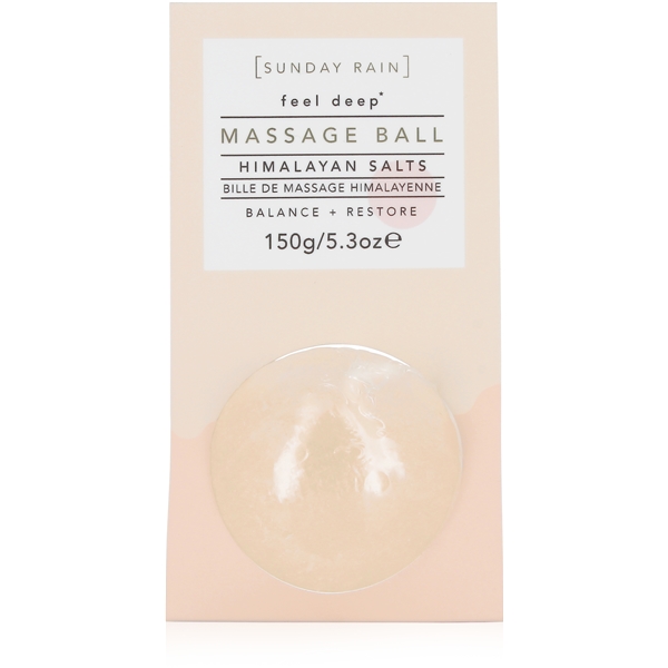 Sunday Rain Feel Deep Massage Ball Himalayan Salt