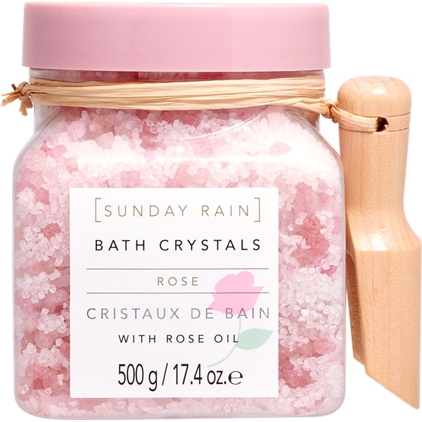 Sunday Rain Rose Bath Crystals (Bild 1 av 3)