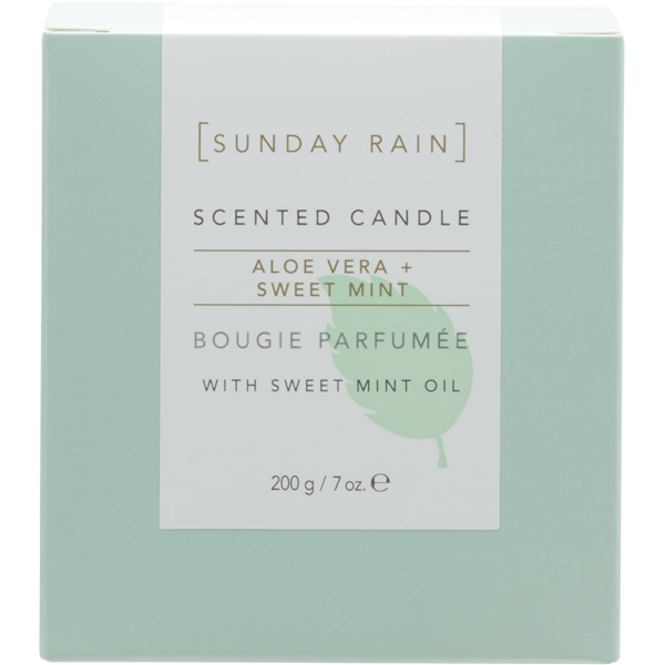 Sunday Rain Aloe & Sweet Mint Candle (Bild 4 av 5)