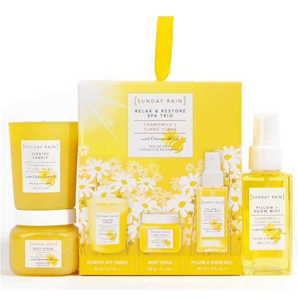 Chamomile & Ylang Ylang Relax & Restore Trio (Bild 1 av 2)