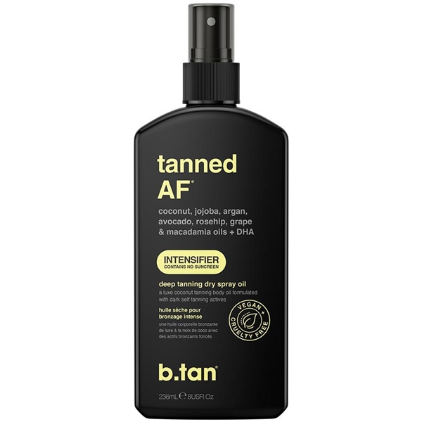 Tanned AF Intensifier Deep Tanning Dry Spray Oil (Bild 1 av 2)