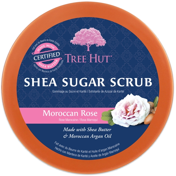 Tree Hut Shea Sugar Scrub Moroccan Rose (Bild 2 av 2)